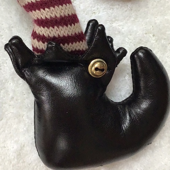 Vintage Soft Sculpture Velvet Knit Stocking Faux Fur Bendable Legs Girl … - Picture 6 of 12